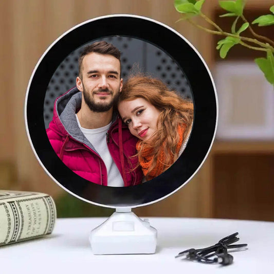 Plastic 2 in 1 Mirror Come Photo Frame with Led Light - Gadgetspiremart