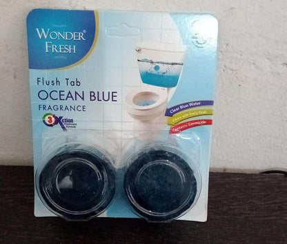 Toilet Cleaner Flush Tab Ocean Blue 100 Gram - Gadgetspiremart