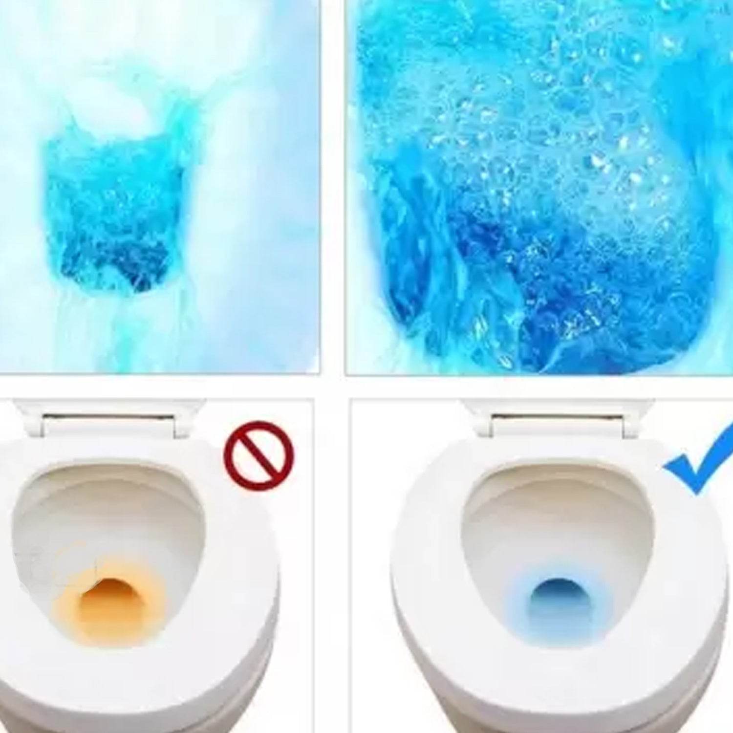 Toilet Cleaner Flush Tab Ocean Blue 100 Gram - Gadgetspiremart