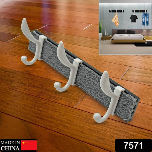 Wall Mounted Coat Hanger Rack – 6 Hooks for Clothes, Jackets & Hats - Gadgetspiremart