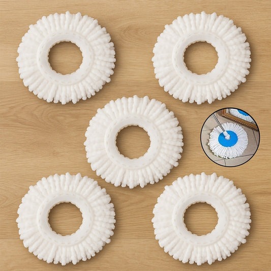 Microfiber Spin Mop Refill Head 360° Rotating Mop (5 Pc)
