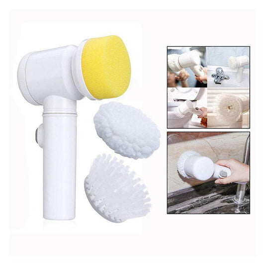 5in1 Home Kitchen Electric Cleaning Brush, Electric Spin Scrubber - Gadgetspiremart