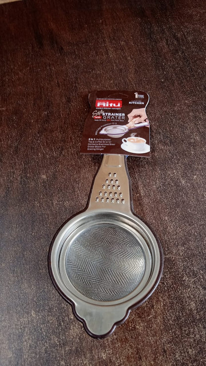 Ritu Heavy-Duty Stainless Steel Fine Mesh Tea Strainer (1 Pc)