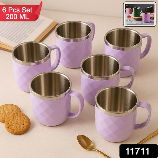 Apex Silika Approx 200 ml Tea Cup (6 Pc) - Gadgetspiremart