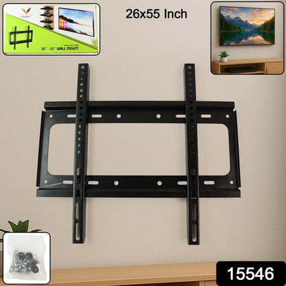 Universal Heavy Duty Adjustable Metal LED LCD TV Wall Mount Bracket - Gadgetspiremart