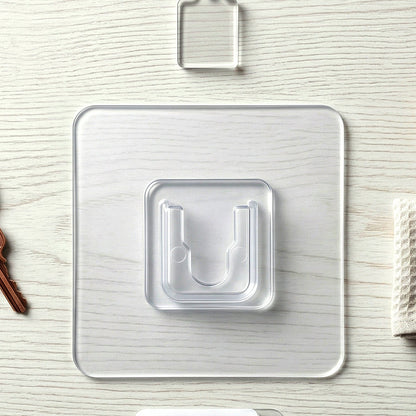 transparent wall hook holder