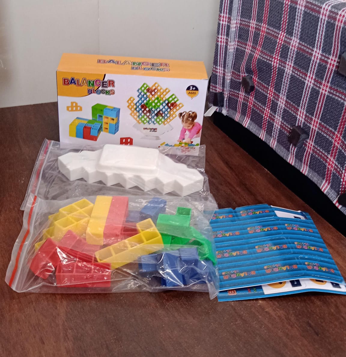 3D Tower Game, Tower Balance Game(16 Pcs Set)