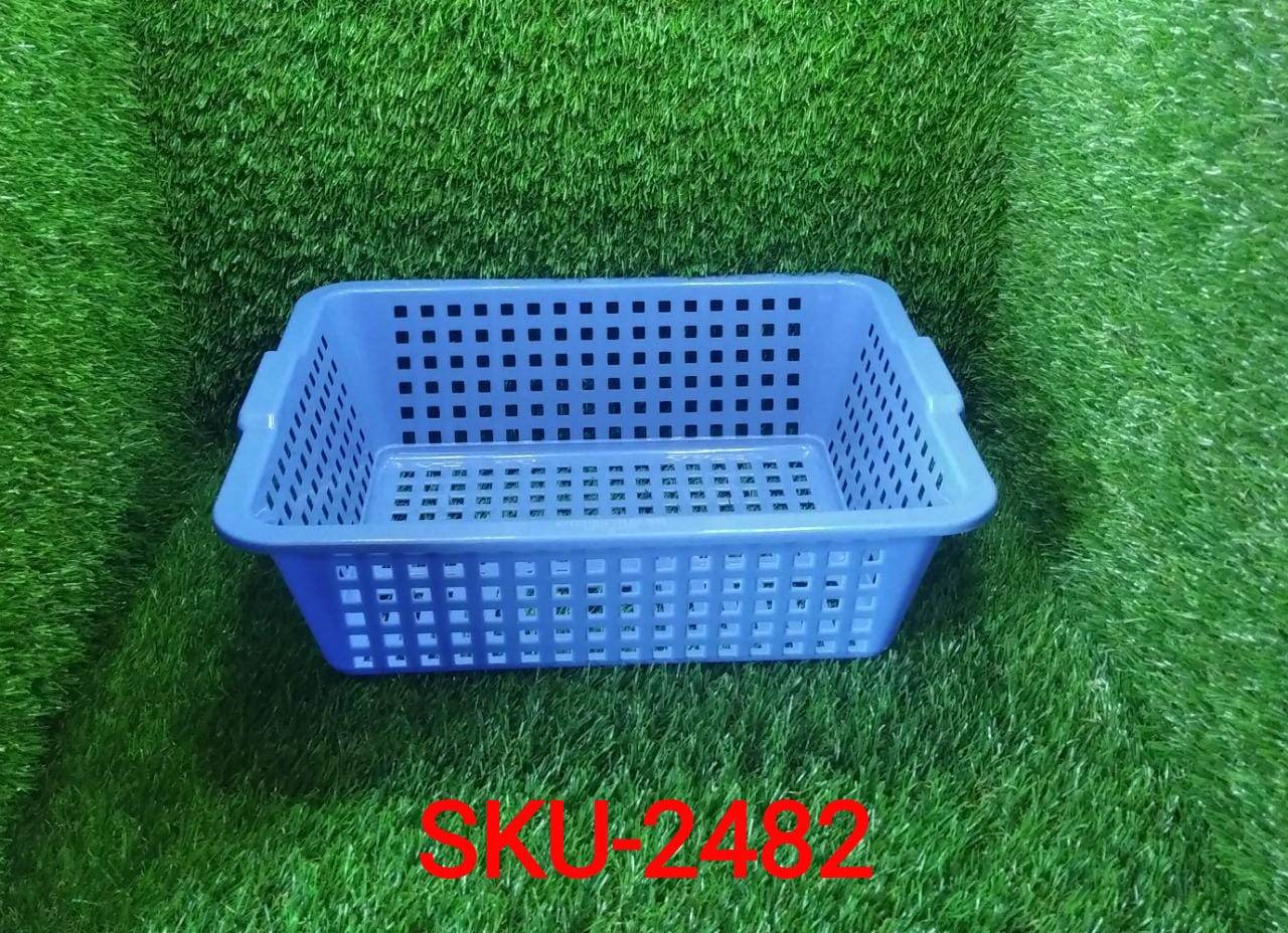 Plastic Medium Size Cane Fruit Baskets - Gadgetspiremart