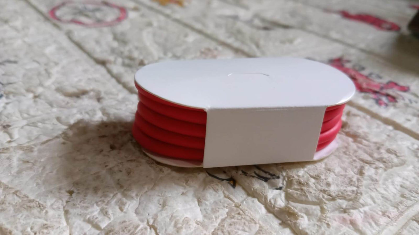 Unique Type C Dash Charging USB Cable for Fast Charging & Data Transfer (Red, 1 Meter) - Gadgetspiremart
