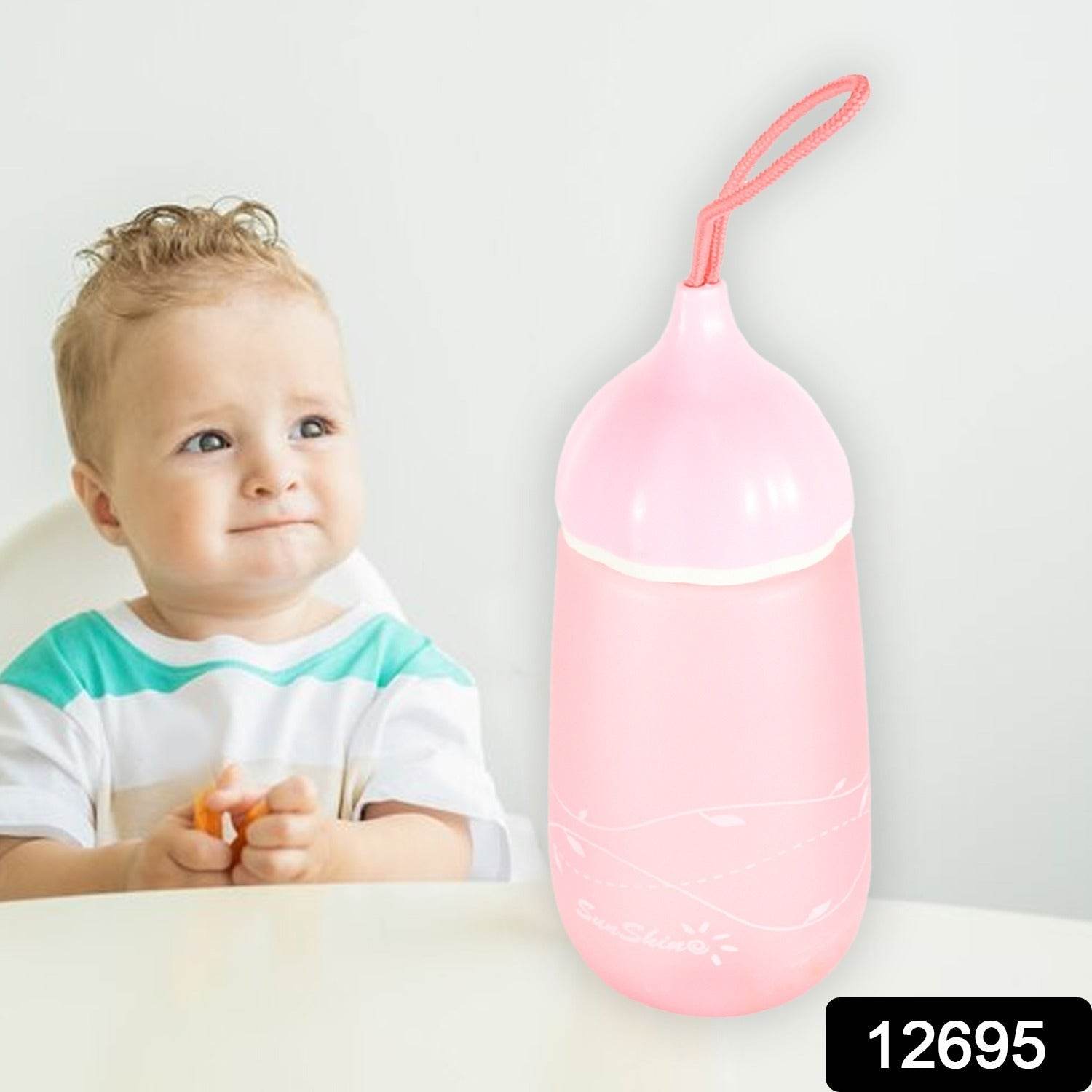 Unique Shape Premium Plastic water bottle With Dori Easy to Carry (1 Pc / 550 ML) - Gadgetspiremart