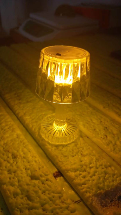 LED Candle lamp, Table Lamp Portable Plastic Lamps, Diwali (1 Pc / Small) - Gadgetspiremart