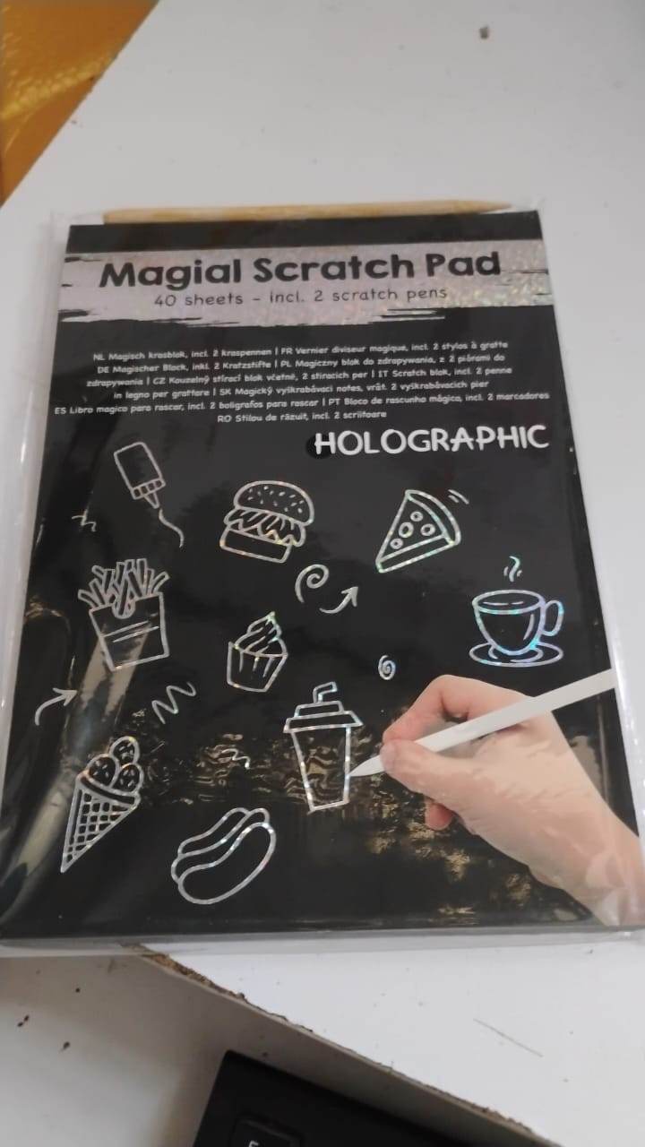 Magical Scratch Art Book For Gifts Girls & Boys (40 Sheet) - Gadgetspiremart