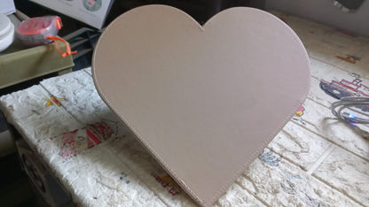 Heart Shape Board for Art – Crafting and Painting Blank Surface for DIY Projects (1 Pc)
