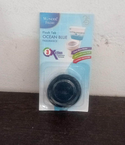 Toilet Cleaner Flush Tab (Ocean Blue) - 50 Gram - Gadgetspiremart