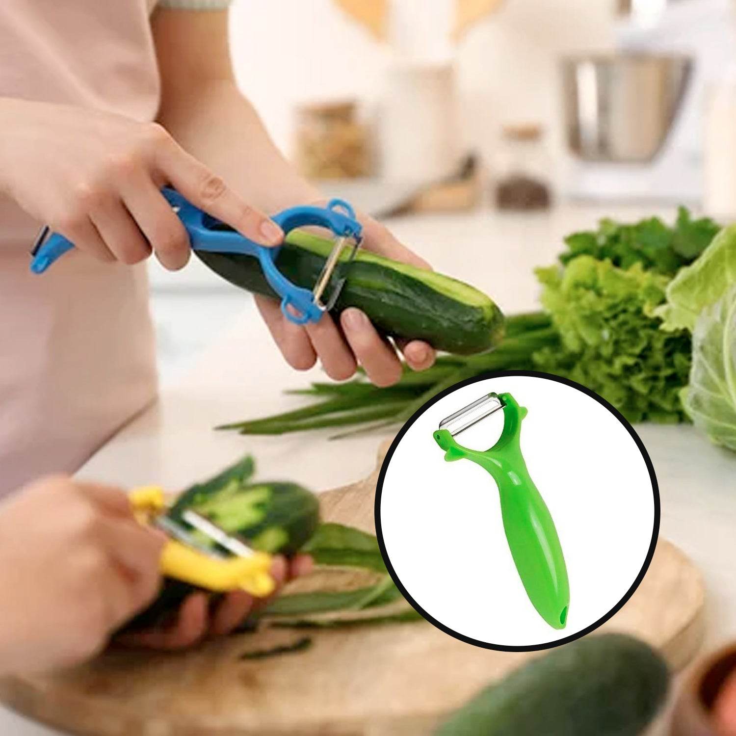 Kitchen Stainless Steel Vegetable and Fruit Peeler - Gadgetspiremart