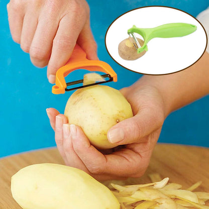 Kitchen Stainless Steel Vegetable and Fruit Peeler - Gadgetspiremart