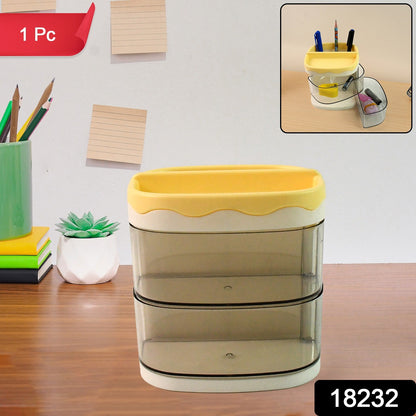 Multi-Layer Rotating Makeup Storage Rack