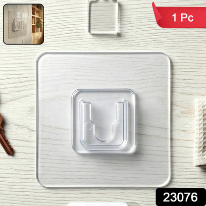 clear self adhesive hook