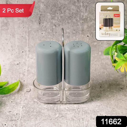 Apex Victory Salt & Pepper Dispenser Set – 2 Pcs Acrylic Seasoning Shaker - Gadgetspiremart