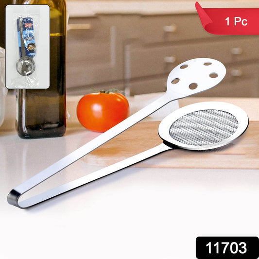 Apex Stainless Steel Skimmer Serving Tong - Gadgetspiremart